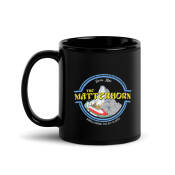 The Matterhorn Mountain (Vacation Ad) - Black Glossy Mug