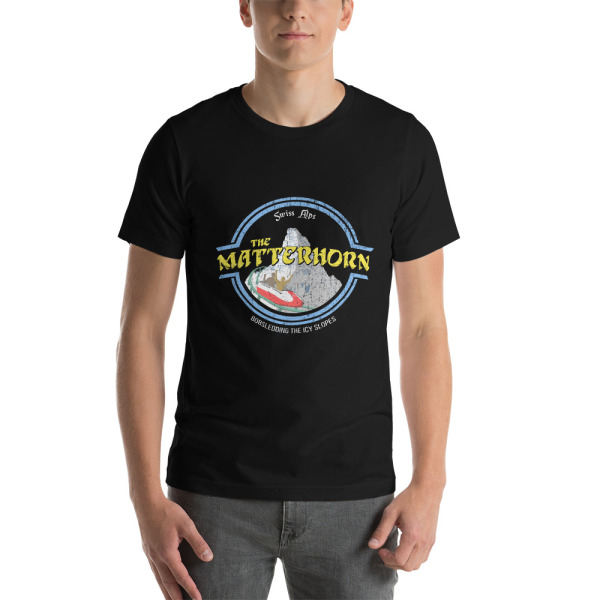 The Matterhorn Mountain (Vacation Ad) - Unisex T-Shirt - Image 5