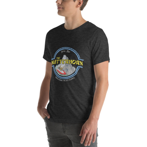 The Matterhorn Mountain (Vacation Ad) - Unisex T-Shirt - Image 16