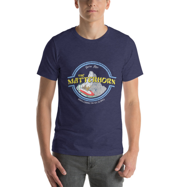 The Matterhorn Mountain (Vacation Ad) - Unisex T-Shirt - Image 11