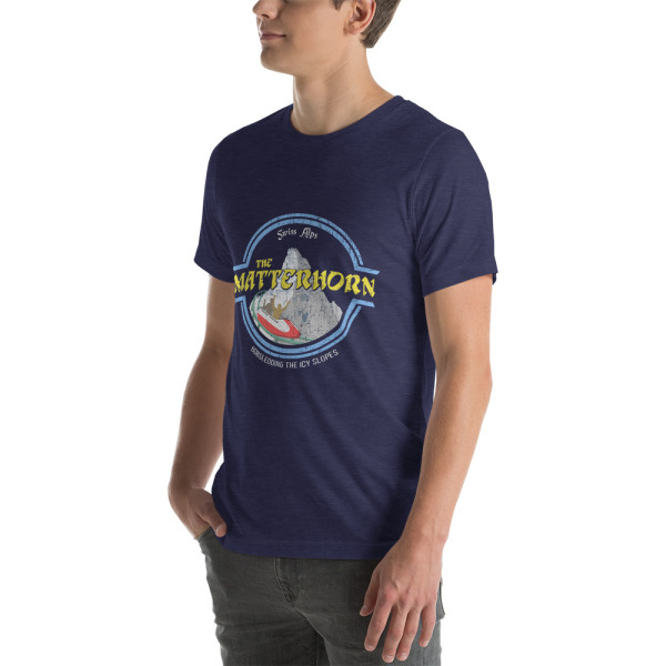 The Matterhorn Mountain (Vacation Ad) - Unisex T-Shirt - Image 13