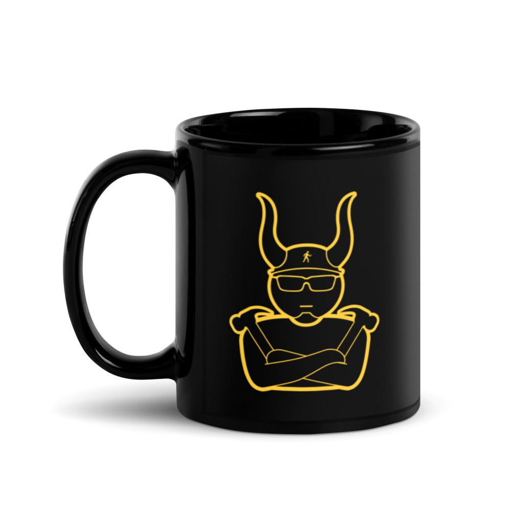 The Maker - Black Glossy Mug