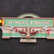 Disneyland Jungle Cruise - Replica Attraction Sign